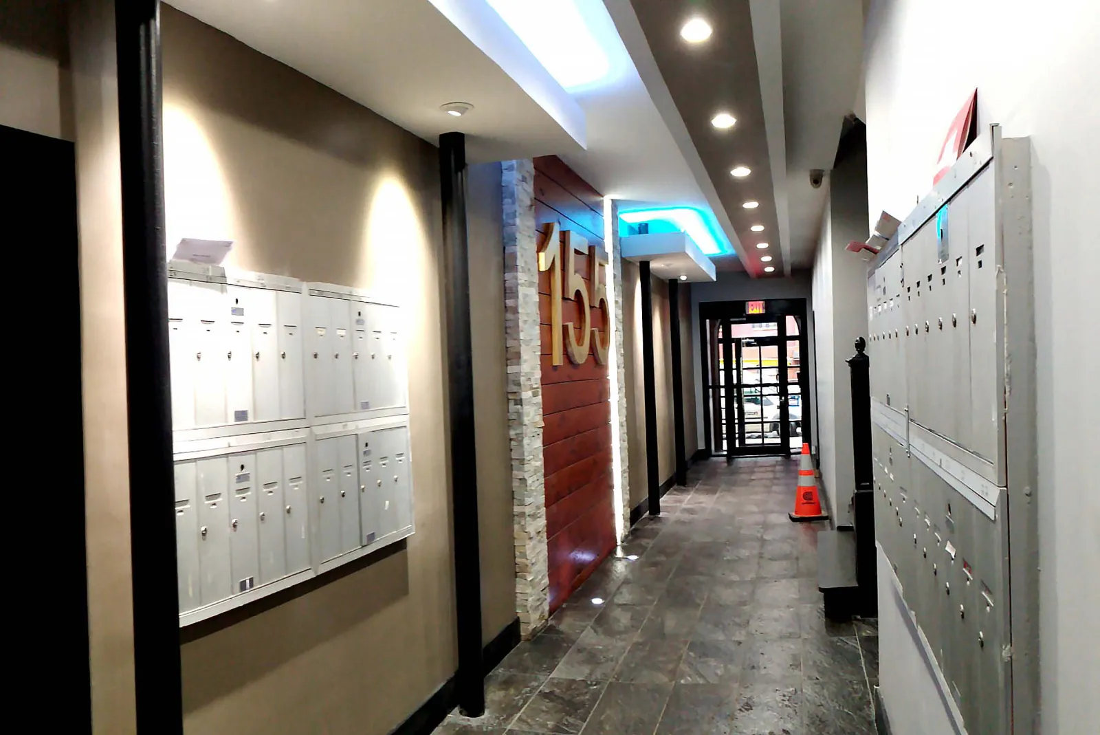 Building lobby — 155 South 4th St, Brooklyn — after