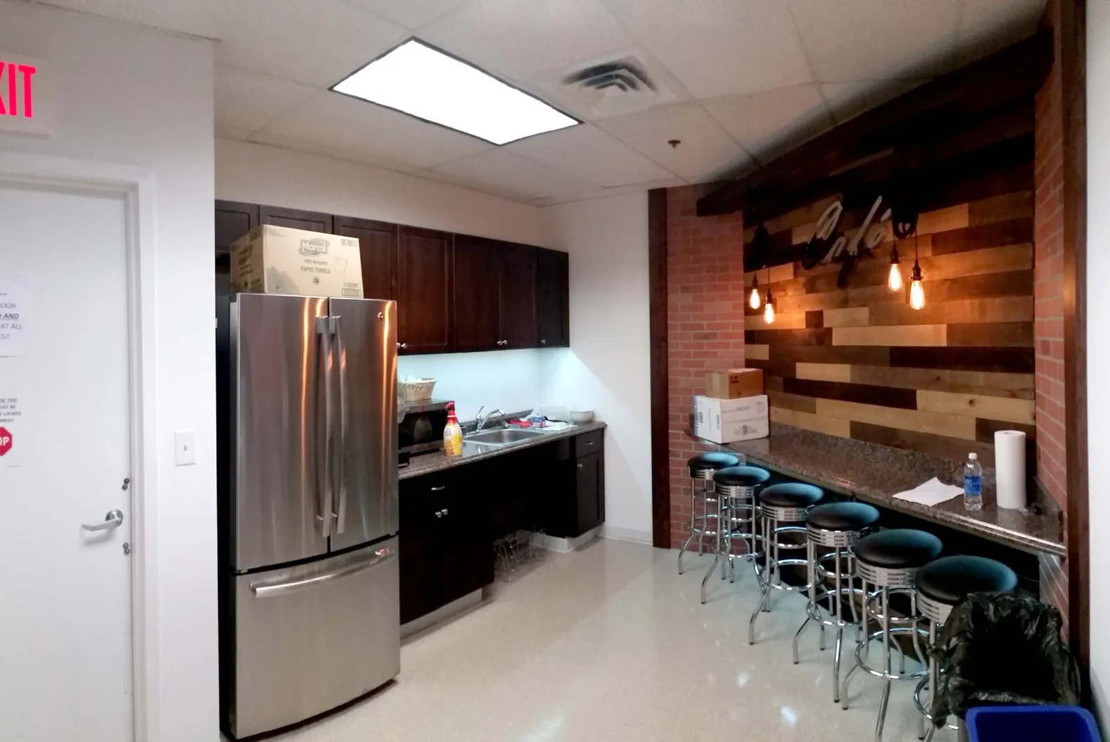 Office café & break room — Nubenco, Paramus NJ — after
