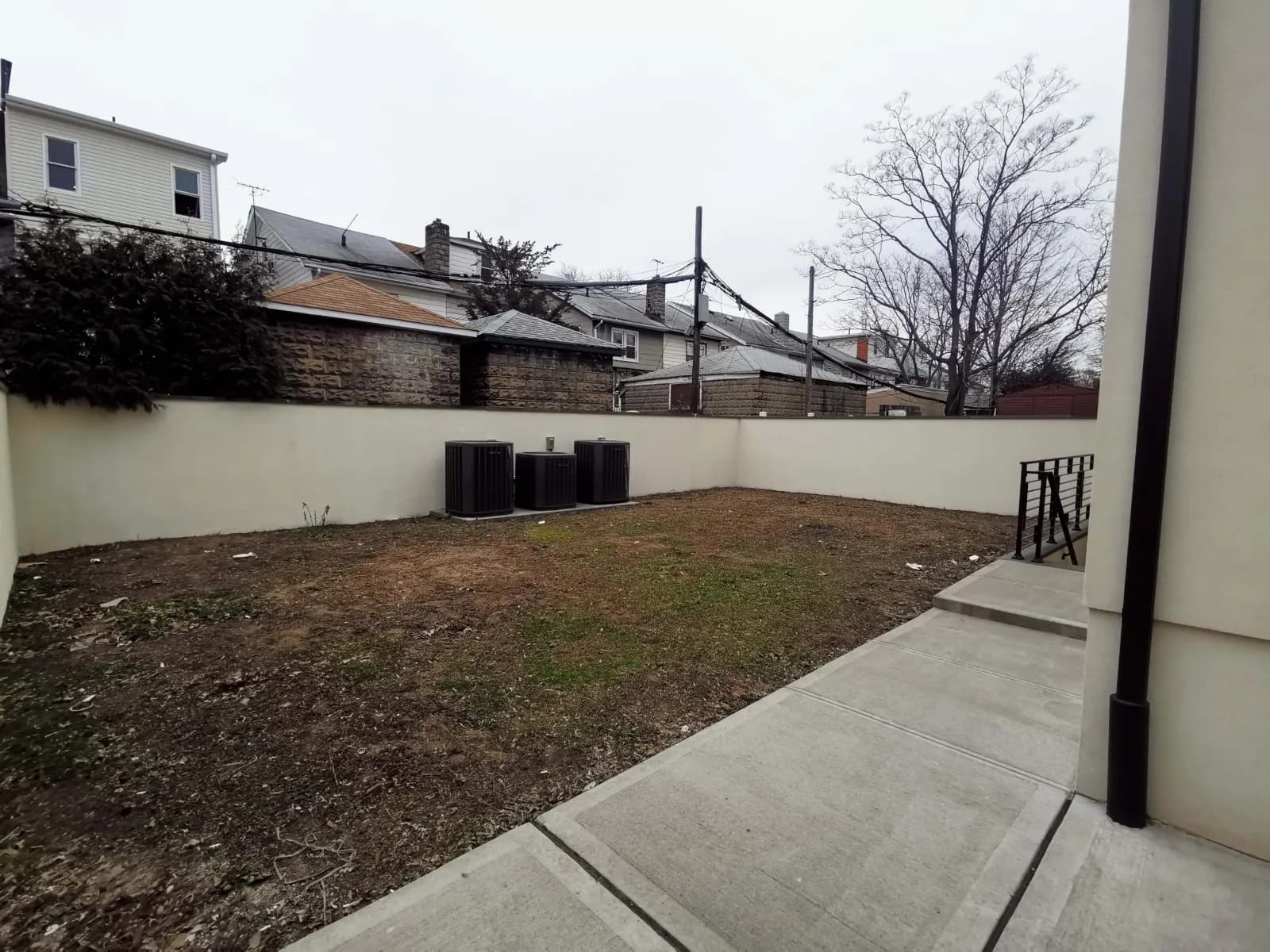 Backyard transformation — 917 E 27th St, Brooklyn — before