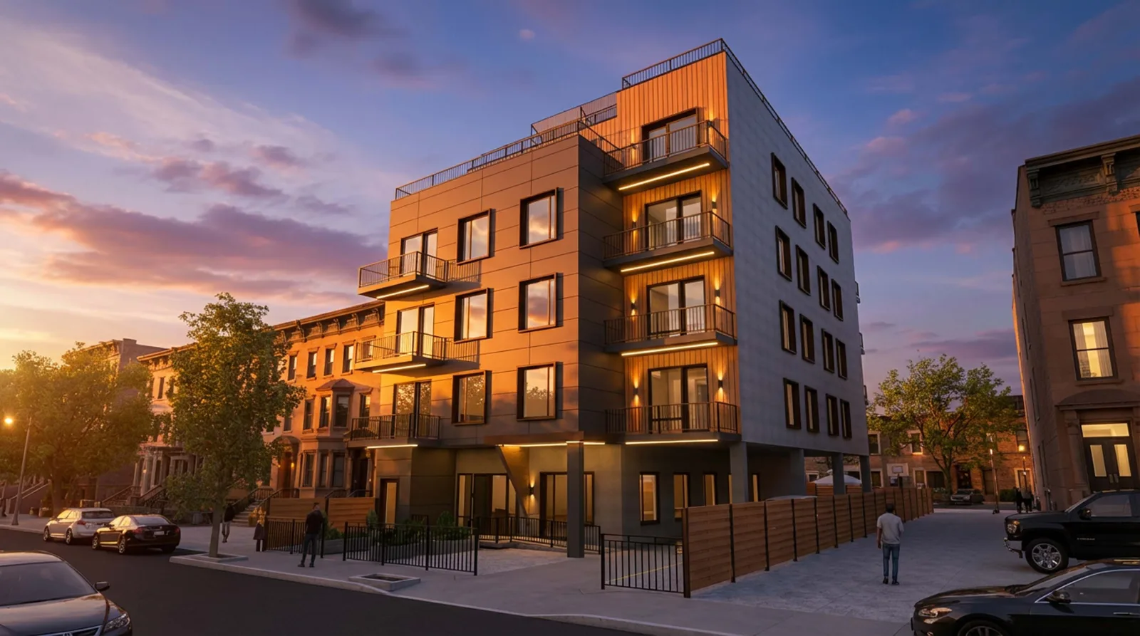 Completed Prestige Skyline construction project in New York City