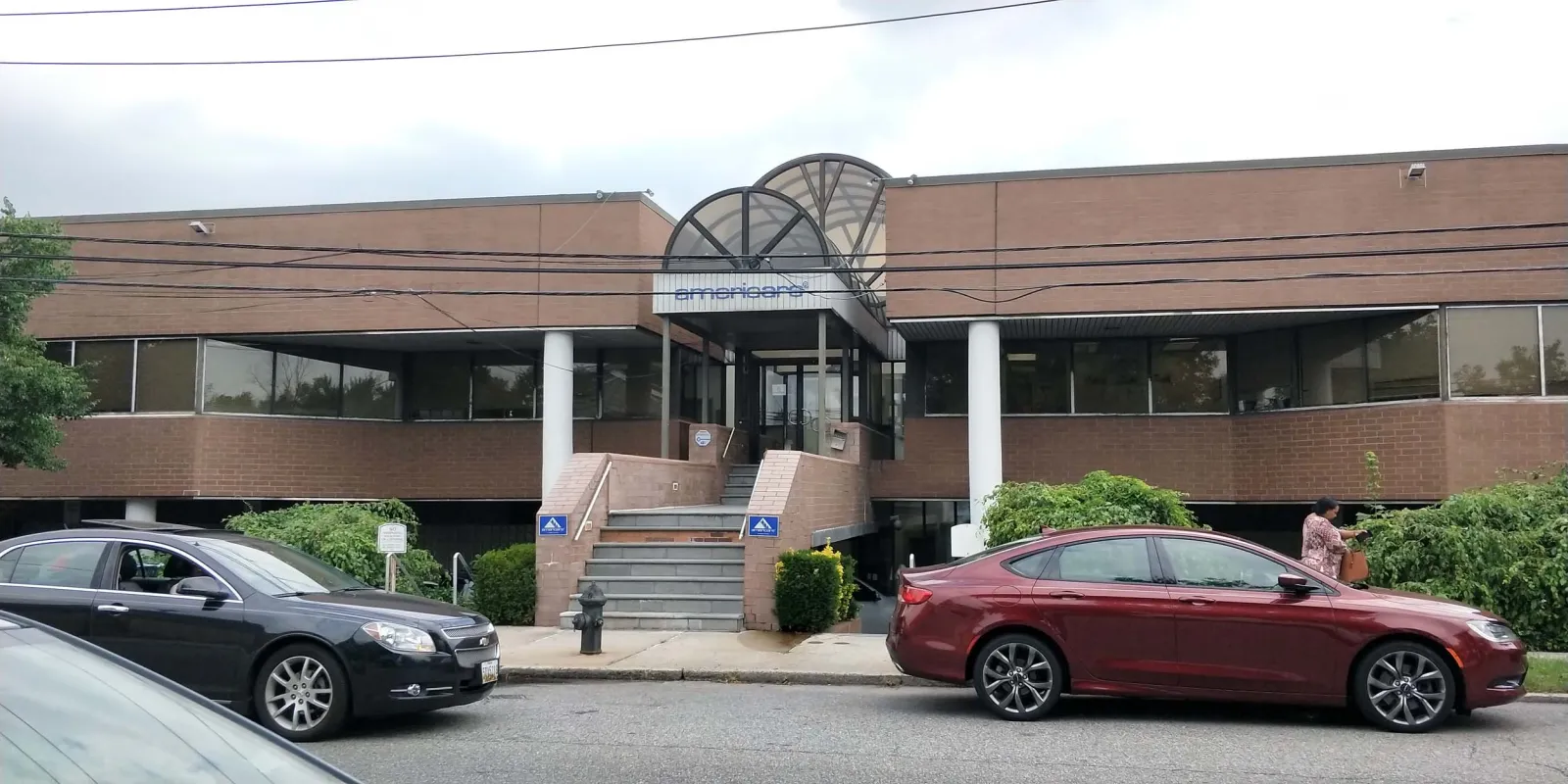 50.000 SF Office Building Entrance Transformation - Brooklyn — before