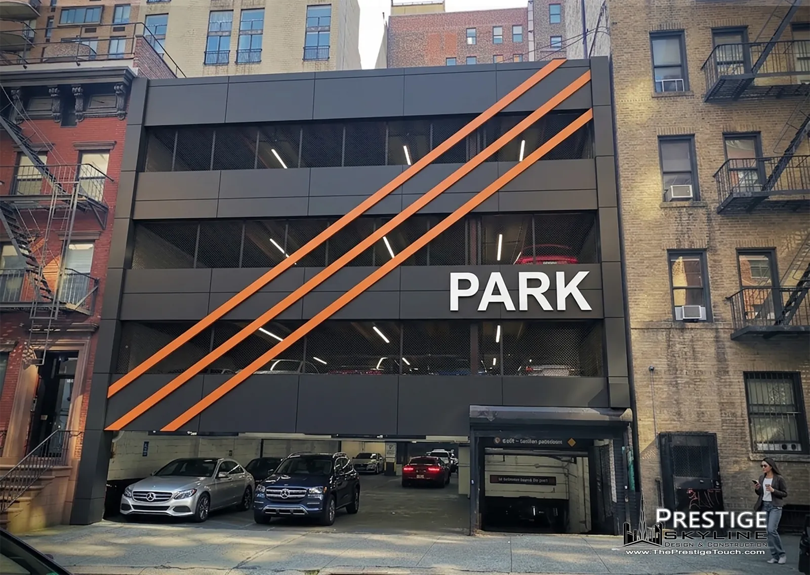 Parking garage facade — Manhattan — after