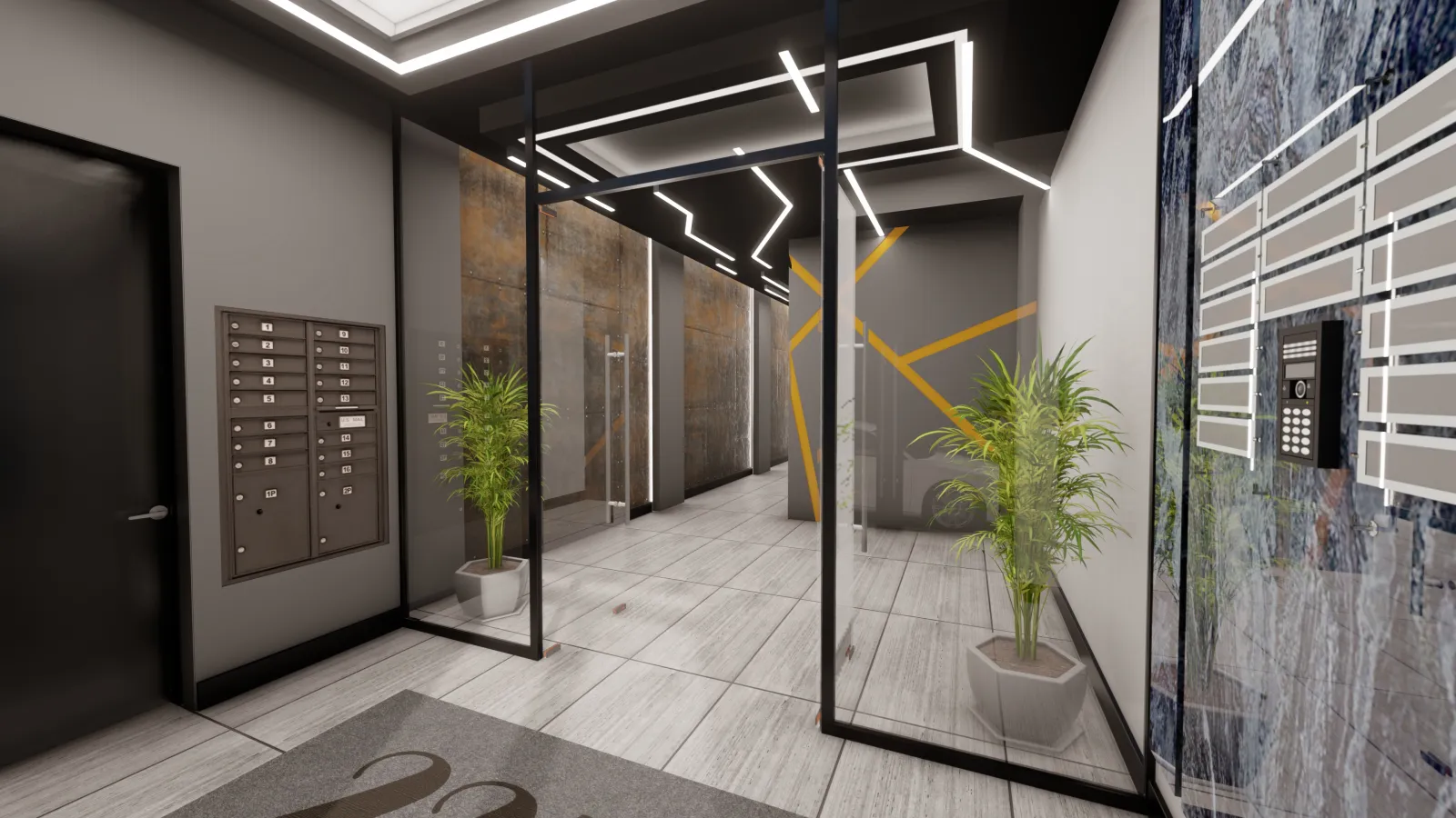 2250 59th Street Lobby — Prestige Skyline Corp project